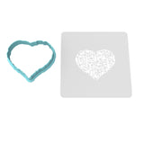 Gun Heart Cookie Cutter | Stamp | Stencil #1 Boys/ Army / Outdoorsman Cookie Cutter Lady 2 Inch Small Cupcake Cutter Only Yes