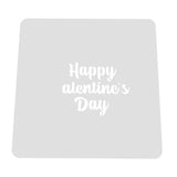 Happy alentine's Day Cookie Cutter | Stamp | Stencil #1 Wedding / Baby / V Day Cookie Cutter Lady MINI - 2 Inches (5cm) Stencil ONLY