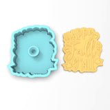 Happy Fall Y'all Cookie Cutter | Stamp | Stencil #1 Halloween / Fall Cookie Cutter Lady