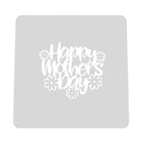 Happy Mother's Day Flowers Cookie Cutter | Stamp | Stencil Animals & Dinosaurs Cookie Cutter Lady MINI - 2 Inches (5cm) Stencil ONLY