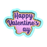 Happy Valentine's ay Cookie Cutter | Stamp | Stencil #1 Wedding / Baby / V Day Cookie Cutter Lady