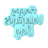 Happy Valentine's Day Cookie Cutter | Stamp | Stencil #4 Wedding / Baby / V Day Cookie Cutter Lady MINI - 2 Inches (5cm) Stamp ONLY