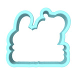 Hello Christmas Cookie Cutter | Stamp | Stencil #1