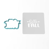Hello Fall Cookie Cutter | Stamp | Stencil #1
