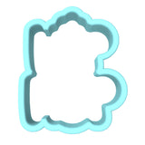 Hip Hop Cookie Cutter | Stamp | Stencil #1 Animals & Dinosaurs Cookie Cutter Lady MINI - 2 Inches (5cm) Cookie Cutter ONLY (Outline)