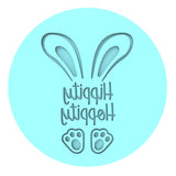 Hippity Hoppity Cookie Cutter | Stamp | Stencil #1 Animals & Dinosaurs Cookie Cutter Lady MINI - 2 Inches (5cm) Debosser ONLY