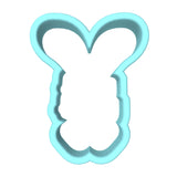 Hippity Hoppity Cookie Cutter | Stamp | Stencil #1 Animals & Dinosaurs Cookie Cutter Lady MINI - 2 Inches (5cm) Cookie Cutter ONLY (Outline)