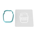 Honey Cookie Cutter | Stamp | Stencil #1