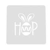 Hop Cookie Cutter | Stamp | Stencil #1 Animals & Dinosaurs Cookie Cutter Lady MINI - 2 Inches (5cm) Stencil ONLY