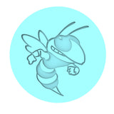 Hornet Cookie Cutter | Stamp | Stencil #1 Animals & Dinosaurs Cookie Cutter Lady MINI - 2 Inches (5cm) Debosser ONLY