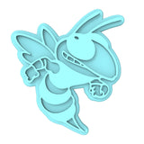 Hornet Cookie Cutter | Stamp | Stencil #1 Animals & Dinosaurs Cookie Cutter Lady MINI - 2 Inches (5cm) Stamp ONLY