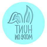 Hunt Mode On Cookie Cutter | Stamp | Stencil Animals & Dinosaurs Cookie Cutter Lady MINI - 2 Inches (5cm) Debosser ONLY