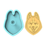 Husky Cookie Cutter | Stamp | Stencil #1 Animals & Dinosaurs Cookie Cutter Lady