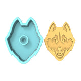 Husky Wolf Cookie Cutter | Stamp | Stencil #1 Animals & Dinosaurs Cookie Cutter Lady