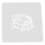 I Can Make Your Bed Rock Cookie Cutter | Stamp | Stencil #1 Bachelorette & Bachelor Cookie Cutter Lady MINI - 2 Inches (5cm) Stencil ONLY