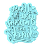 I Love You to the Moon and Back Cookie Cutter | Stamp | Stencil #1 Wedding / Baby / V Day Cookie Cutter Lady MINI - 2 Inches (5cm) Stamp ONLY