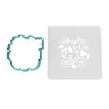 I Wheelie Love Fall Cookie Cutter | Stamp | Stencil #1 Halloween / Fall Cookie Cutter Lady 2 Inch Small Cupcake Cutter Only Yes