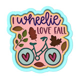I Wheelie Love Fall Cookie Cutter | Stamp | Stencil #1 Halloween / Fall Cookie Cutter Lady