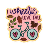 I Wheelie Love Fall Cookie Cutter | Stamp | Stencil #1 Halloween / Fall Cookie Cutter Lady