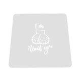 I'm Nuts About You Cookie Cutter | Stamp | Stencil #1 Bachelorette & Bachelor Cookie Cutter Lady MINI - 2 Inches (5cm) Stencil ONLY