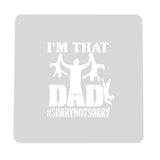 I'm That Dad Cookie Cutter | Stamp | Stencil #1 Cookie Cutter Lady MINI - 2 Inches (5cm) Stencil ONLY