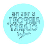Is This the Airport Cookie Cutter | Stamp | Stencil Xmas / Winter / NYE Cookie Cutter Lady MINI - 2 Inches (5cm) Debosser ONLY
