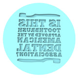 Is This Toothbrush Approved by Dental Association Cookie Cutter | Stamp | Stencil Xmas / Winter / NYE Cookie Cutter Lady TEENY - 1 Inch (2.5cm) Debosser ONLY