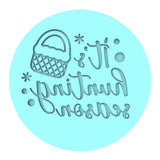 It's Hunting Season Cookie Cutter | Stamp | Stencil Animals & Dinosaurs Cookie Cutter Lady MINI - 2 Inches (5cm) Debosser ONLY