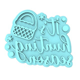 It's Hunting Season Cookie Cutter | Stamp | Stencil Animals & Dinosaurs Cookie Cutter Lady MINI - 2 Inches (5cm) Stamp ONLY