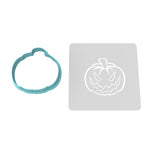 Jack O' Lantern Face Cookie Cutter | Stamp | Stencil #3