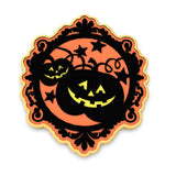 Jack O' Lantern Frame Cookie Cutter | Stamp | Stencil #1