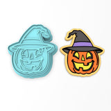 Jack O' Lantern Witch Cookie Cutter | Stamp | Stencil #1