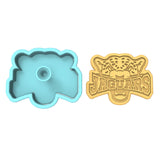 Jaguar Words Cookie Cutter | Stamp | Stencil #1 Animals & Dinosaurs Cookie Cutter Lady