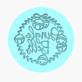 Jingle Bells Cookie Cutter | Stamp | Stencil #1 Xmas / Winter / NYE Cookie Cutter Lady MINI - 2 Inches (5cm) Debosser ONLY