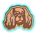 King Charles Dog Cookie Cutter | Stamp | Stencil #11 Animals & Dinosaurs Cookie Cutter Lady