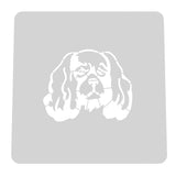 King Charles Dog Cookie Cutter | Stamp | Stencil #11 Animals & Dinosaurs Cookie Cutter Lady MINI - 2 Inches (5cm) Stencil ONLY
