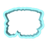 Kiss Me I'm Irish - ish Cookie Cutter | Stamp | Stencil #1 Wedding / Baby / V Day Cookie Cutter Lady MINI - 2 Inches (5cm) Cookie Cutter ONLY (Outline)