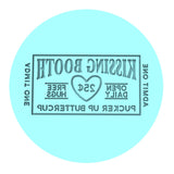 Kissing Booth Cookie Cutter | Stamp | Stencil Girly / Dolls / Princess Cookie Cutter Lady MINI - 2 Inches (5cm) Debosser ONLY