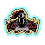 Knight Shoulders Cookie Cutter | Stamp | Stencil #1 Animals & Dinosaurs Cookie Cutter Lady