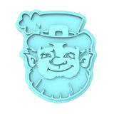 Leprechaun Cookie Cutter | Stamp | Stencil #4 Cookie Cutter Lady MINI - 2 Inches (5cm) Stamp ONLY
