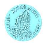 Life is Better Around the Campfire Cookie Cutter | Stamp | Stencil Animals & Dinosaurs Cookie Cutter Lady MINI - 2 Inches (5cm) Stamp ONLY