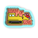Loads of Love Cookie Cutter | Stamp | Stencil #1 Comic Book / Vehicles Cookie Cutter Lady
