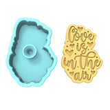 Love is in the Air Cookie Cutter | Stamp | Stencil Wedding / Baby / V Day Cookie Cutter Lady