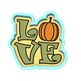 Love Pumpkin Cookie Cutter | Stamp | Stencil #1 Halloween / Fall Cookie Cutter Lady