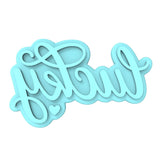 Lucky Cookie Cutter | Stamp | Stencil #2 Wedding / Baby / V Day Cookie Cutter Lady MINI - 2 Inches (5cm) Stamp ONLY