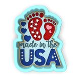 Made in the USA Cookie Cutter | Stamp | Stencil #1
