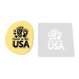 Made in the USA Cookie Cutter | Stamp | Stencil #1