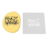 Make a Splash Cookie Cutter | Stamp | Stencil #1