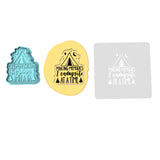 Making Memories One Campsite at a Time Cookie Cutter | Stamp | Stencil #1 Boys/ Army / Outdoorsman Cookie Cutter Lady 2 Inch Small Cupcake Cutter + Stamp Yes