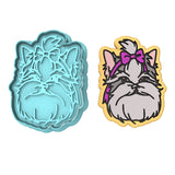 Maltese Cookie Cutter | Stamp | Stencil #1 Animals & Dinosaurs Cookie Cutter Lady MINI - 2 Inches (5cm) **BUNDLE** Cutter + Stamp